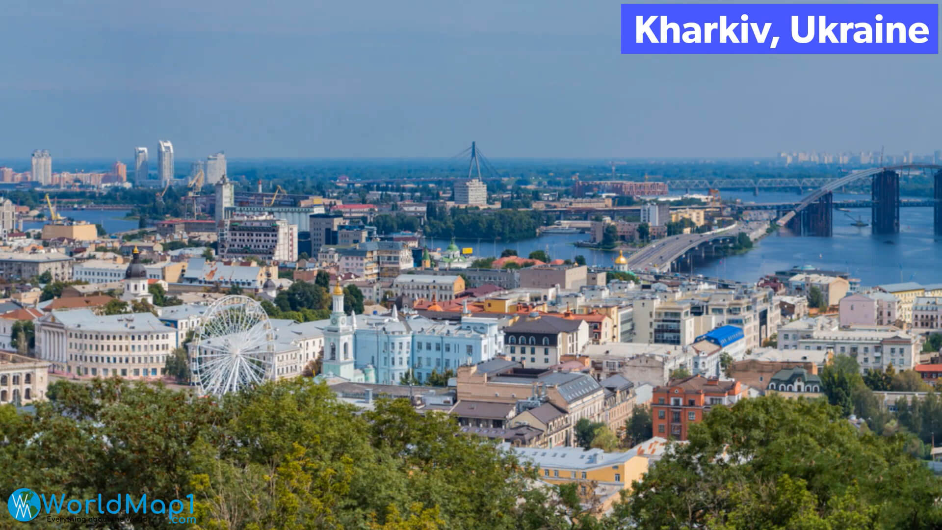 Innenstadt von Charkiw Ukraine